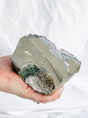 Amethyst Quartz Druzy CutBase Cluster 1.5kg