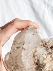 Smoky Himalayan Quartz with Inclusions CutBase Cluster 1.6kg