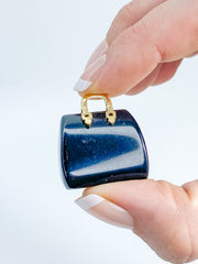 Black Obsidian Bag Carving | Mini