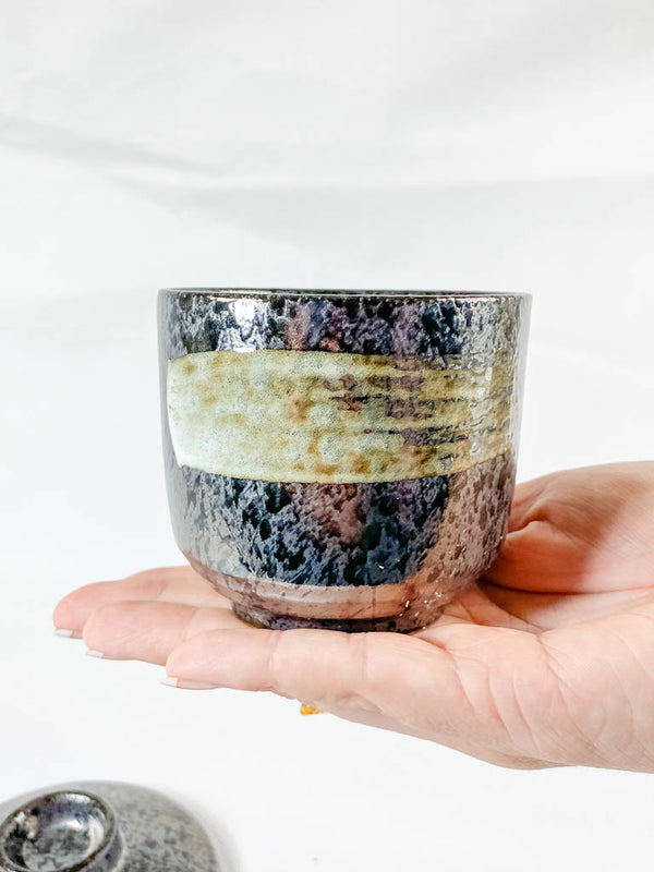 Oriental Ceramic Sage Bowl Lid | Medium