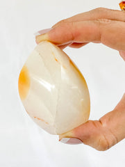 Carnelian and Quartz Flame 160g