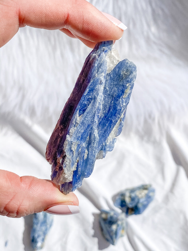 Blue Kyanite with Mica and Quartz Natural | Small