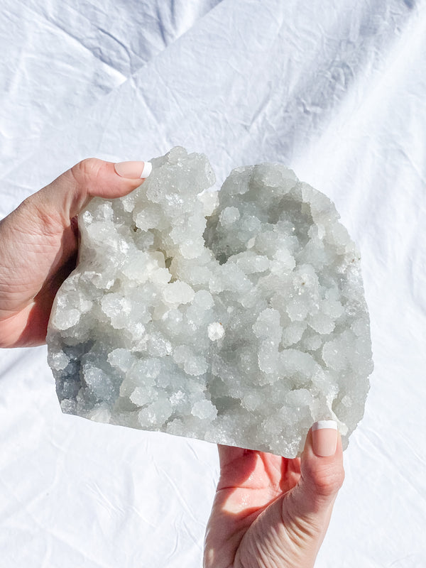 Chalcedony CutBase Cluster 3kg