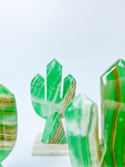 Onyx Cactus Carving | Large
