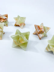 Green Onyx Merkaba | Large