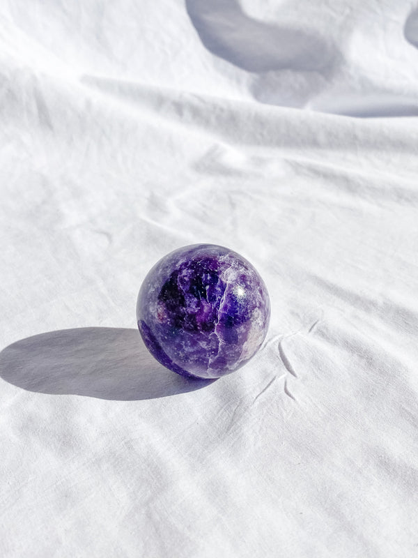 Lepidolite Sphere | Medium