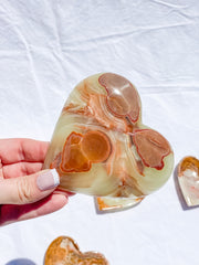 Green Onyx Heart Bowl | Large