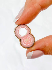 Rhodochrosite Infinity Slice | Mini
