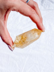 Citrine Polished Double Terminator Wand 65g