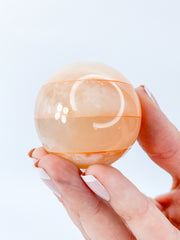 Onyx Orange Sphere | Large