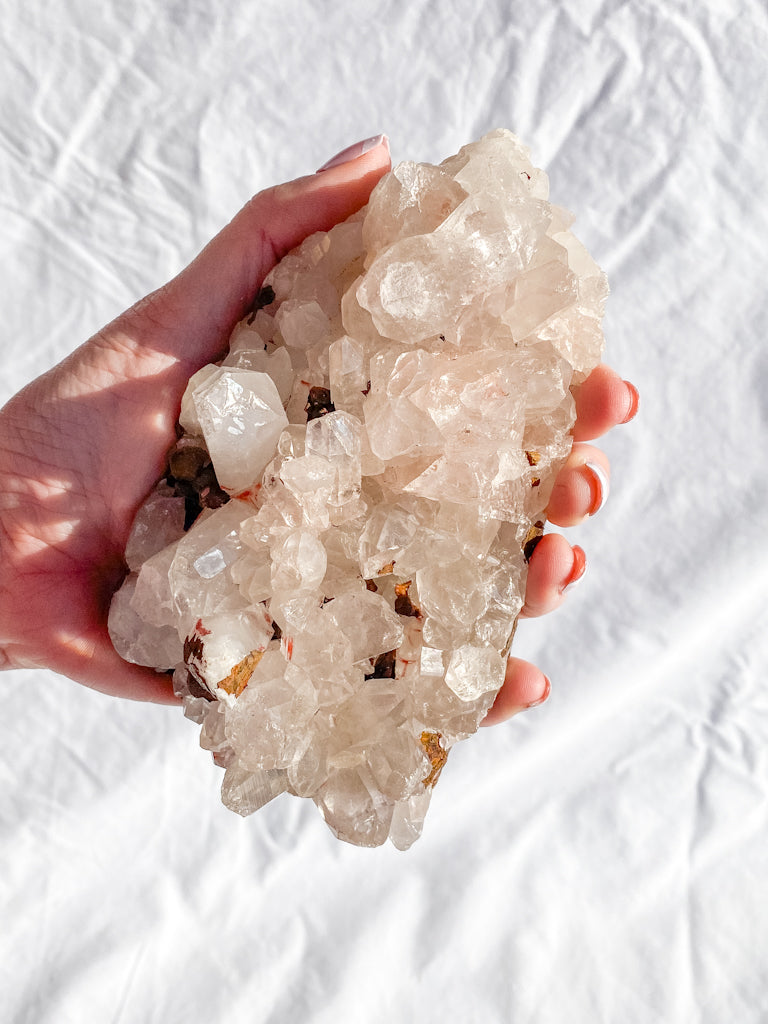 Himalayan Quartz Cluster with Inclusions 657g