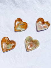 Green Onyx Heart Bowl | Large