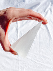Selenite Obelisk | Medium