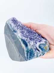 Amethyst Cut Base Cluster 671g