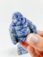 Sodalite Buddha Carving