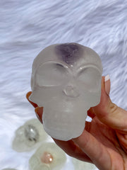 “Candles n Dreams” Skull with Mixed Crystals Soap
