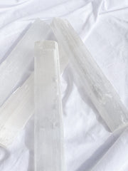 Selenite Natural Wand | Large