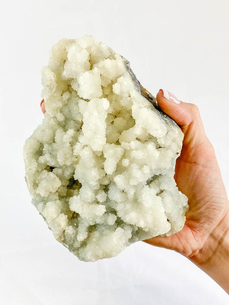 White Chalcedony Cluster 1kg
