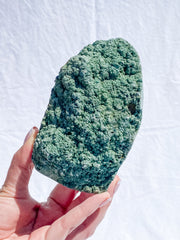 Green Heulandite Cut Base Cluster 645g