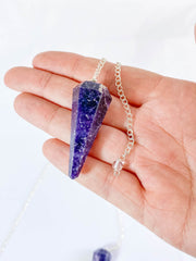 Lepidolite Pendulum