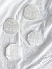 Selenite Meditation Chakra Plate