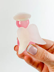 Onyx Pink Angel Carving