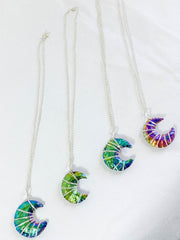 Dichroic New Moon Pendant