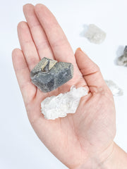 Balance Duo: Clear Quartz + Smoky Quartz | Small