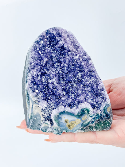 Amethyst Cut Base Cluster 671g