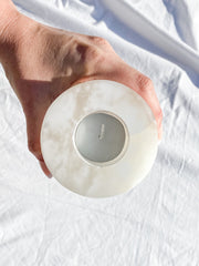 Selenite Polished Tube Candle Base