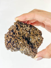 Halite Chocolate Cluster Mineral Specimen Fragile 123g