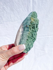 Green Heulandite Cut Base Cluster 645g