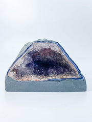 Amethyst Amethyst Pink Purple Druzy and Agate Geode Statement Piece “Faery Cave” 2.4kg