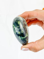Kambaba / Crocodile Jasper Heart | Large