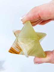 Green Onyx Merkaba | Large
