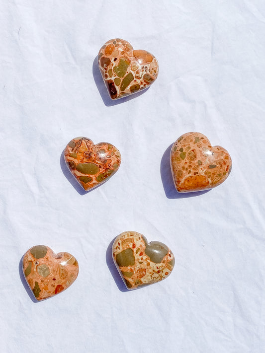 Leopardite Heart | Medium