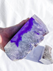 Died Agate Natural Bookend 3.9kg