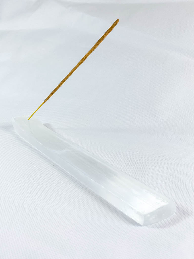 Selenite Incense Holder