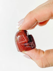 Red Jasper Mini Skull