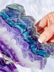 Fluorite Fairy Wings Pair 1.1kg