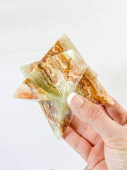 Green Onyx Merkaba XXL