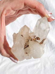 Smoky Himalayan Quartz with Inclusions Cluster 207g