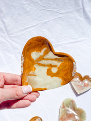 Green Onyx Heart Bowl | Large