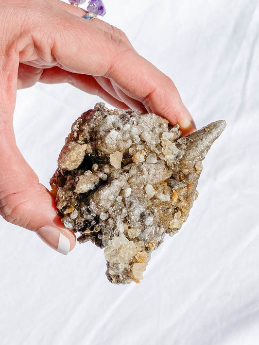 Quartz Natural Mineral Specimen Cluster 353g