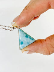 Larimar Pendant Triangle