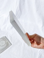 Selenite New Moon Mandala | Square Plate