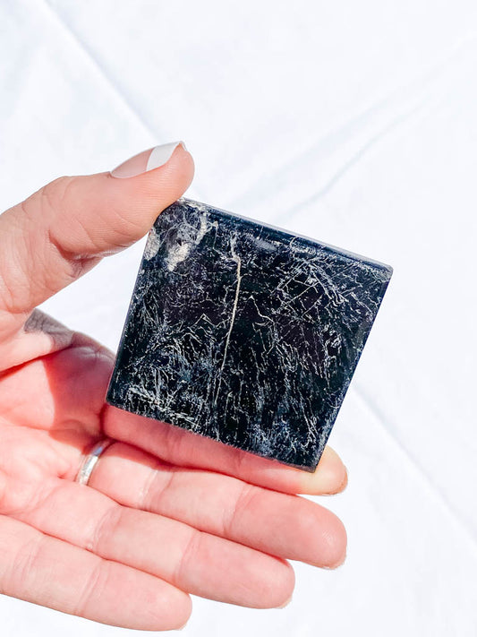Black Tourmaline Pyramid | Large