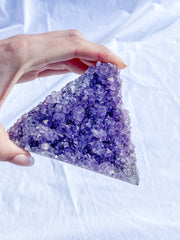 Amethyst CutBase Triangle Cluster 364g