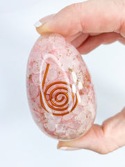 Orgonite Rose Quartz Egg | X Large