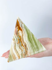 Green Onyx Pyramid | XX Large